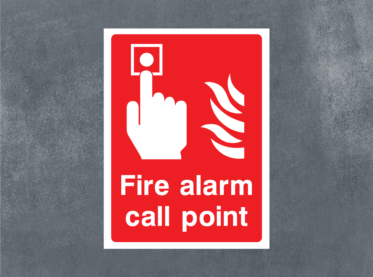 Fire alarm Call Point sign